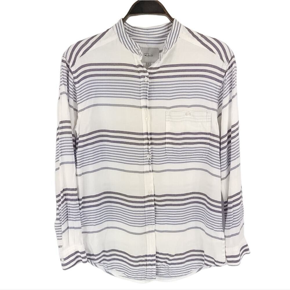 Rails Striped Button Down Shirt - Picture 4 of 14